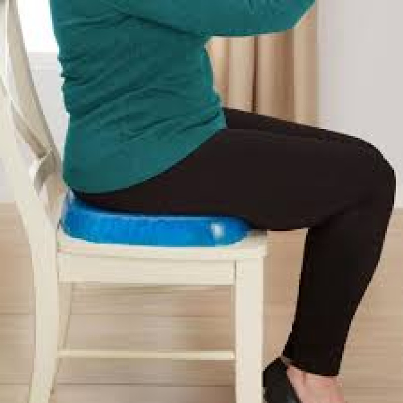 Egg Seater Gel Cushion Seat  ( Back/Lumbar Support )
