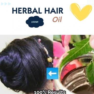 Herbal Hair Oil { 18++ Herbs } - 100Ml