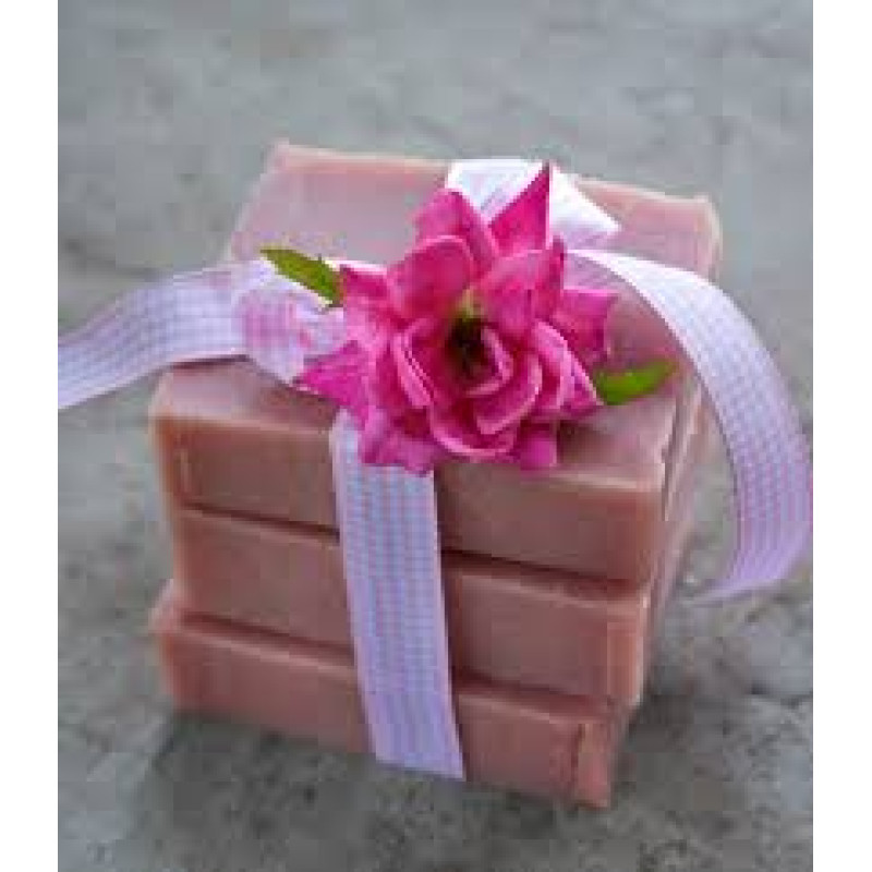Rose + Green Gram bath Soap .